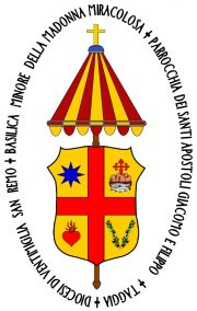 Arms (crest) of Basilica of St. James, St. Philip and the Immaculate Heart of Mary, Taggia