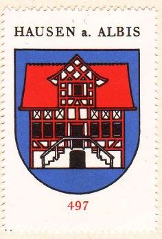 Wappen von/Blason de Hausen am Albis