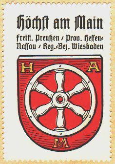 Wappen von Höchst am Main/Coat of arms (crest) of Höchst am Main