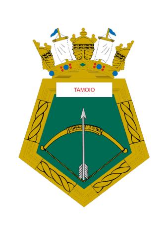 Coat of arms (crest) of the Submarine Tamoio, Brazilian Navy