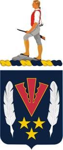 center Coat of arms (crest) of 326th Replacement Battalion, US Army