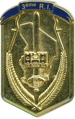 Coat of arms (crest) of the 3rd Infantry Regiment, Chadian Army