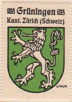 Wappen von/Blason de Grüningen (Zürich)
