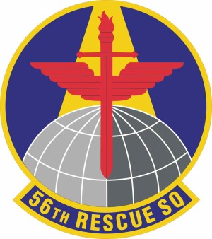 Coat of arms (crest) of the 56th Rescue Squadron, US Air Force