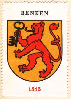 Wappen von/Blason de Benken (Sankt Gallen)