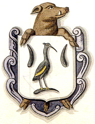 Heraldic glossary:Boar supporter