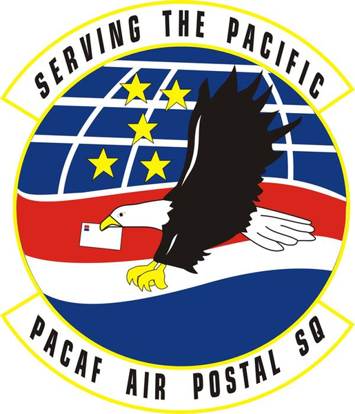 File:PACAF Air Postal Squadron, US Air Force.png