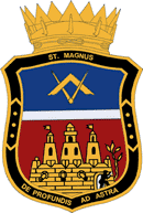 Coat of arms (crest) of Lodge of St John no 12 St Magnus (Norwegian Order of Freemasons)