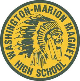 Coat of arms (crest) of Washington-Marion Magnet High School Junior Reserve Officer Corps, US Army