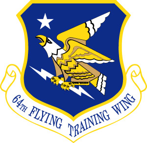 Coat of arms (crest) of the 64th Flying Training Wing, US Air Force