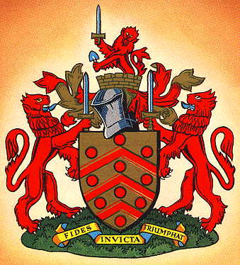Arms (crest) of Gloucester (England)