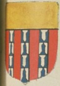 Arms (crest) of Abbey of Saint-Jean de Bonneval-lès-Thouars in Saint-Jean-de-Thouars