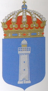 Coat of arms (crest) of the HMS Vinga, Swedish Navy