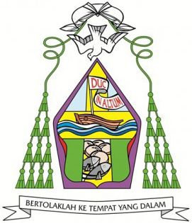Arms of Johannes Maria Trilaksyanta Pujasumarta