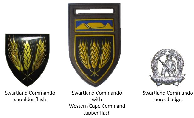 Coat of arms (crest) of the Swartland Commando, South African Army