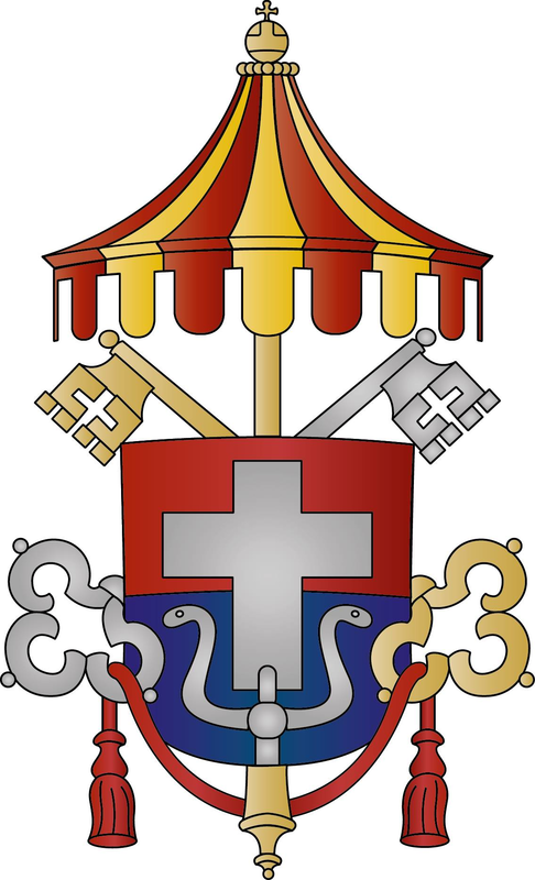Arms (crest) of Cathedral Basilica of St. Benedict, Marília