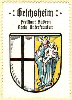 Wappen von Gelchsheim/Coat of arms (crest) of Gelchsheim