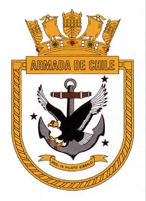 Coat of arms (crest) of the Coastal Patrol Vessel Piloto Sibbald (PSG-78), Chilean Navy