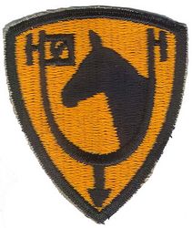 Coat of arms (crest) of 61st Cavalry Division, US Army