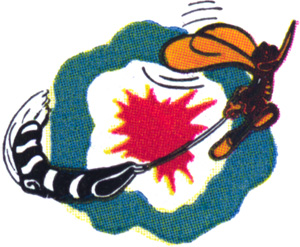 Coat of arms (crest) of the 8th Tow Target Squadron, USAAF