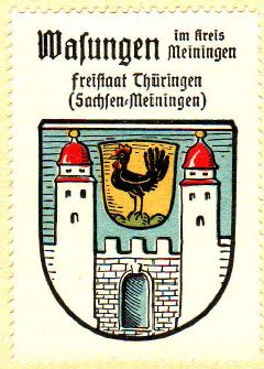 Wappen von Wasungen/Coat of arms (crest) of Wasungen