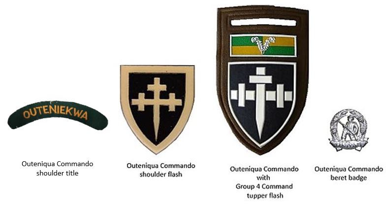 Coat of arms (crest) of the Outeniqua Commando, South African Army