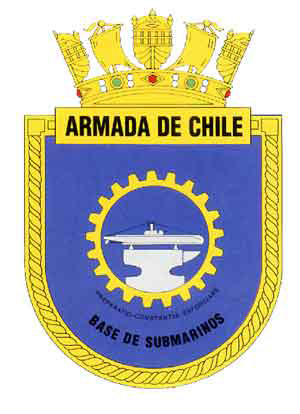 Blason de Submarine Base, Chilean Navy/Arms (crest) of Submarine Base, Chilean Navy