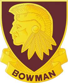 Coat of arms (crest) of Bowman High School Junior Reserve Officer Training Corps, US Army