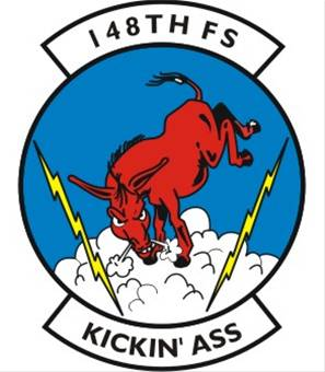 Coat of arms (crest) of the 148th Fighter Squadron, Arizona Air National Guard