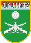 Coat of arms (crest) of the 36th Motorized Infantry Battalion, Brazilian Army