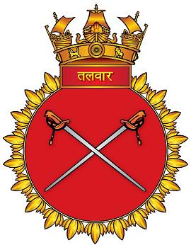 Blason de INS Talwar, Indian Navy/Arms (crest) of INS Talwar, Indian Navy