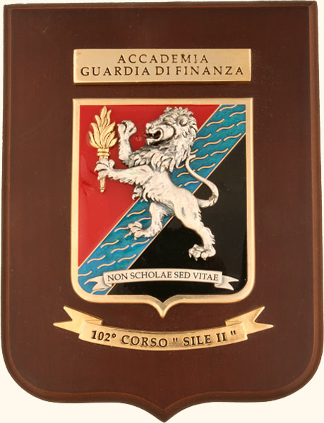 Arms of 102nd Course Sile II, Academy of the Financial Guard