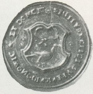 Seal (pečeť) of Horní Dunajovice