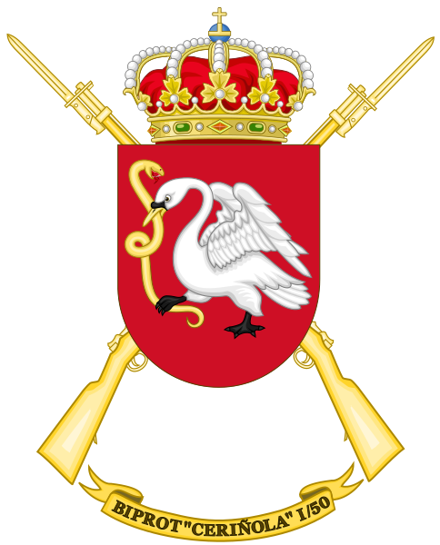 File:Protected Infantry Battalion Ceriñola I-50, Spanish Army.png
