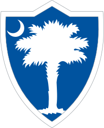 Coat of arms (crest) of South Carolina State Area Command, South Carolina Army National Guard