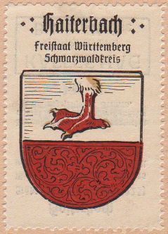 Wappen von Haiterbach/Coat of arms (crest) of Haiterbach