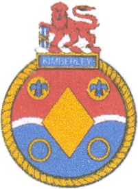 Coat of arms (crest) of the SAS Kimberley, South African Navy