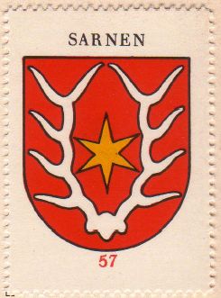 Wappen von/Blason de Sarnen
