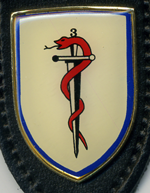 Coat of arms (crest) of the Medical Battalion 3, Germany