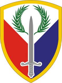 Arms of 401st Support Brigade, US Army