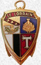 Coat of arms (crest) of the Frigate Le Lorrain (F768), French Navy