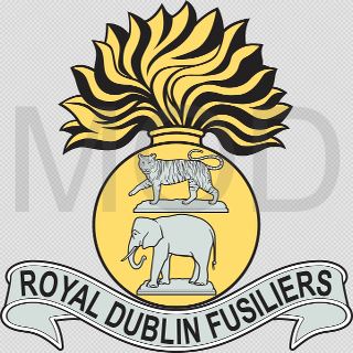 Coat of arms (crest) of the The Royal Dublin Fusiliers, British Army