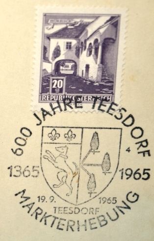Wappen von Teesdorf
