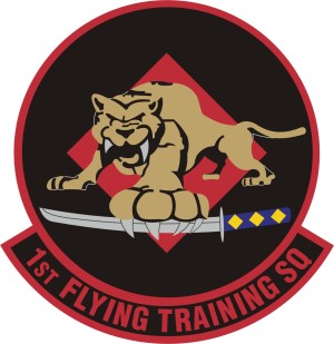 Coat of arms (crest) of the 1st Flying Training Squadron, US Air Force