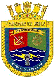 Blason de Brigade Command, Chilean Navy/Arms (crest) of Brigade Command, Chilean Navy