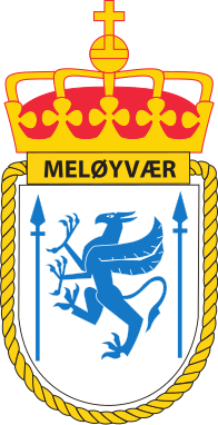 Coat of arms (crest) of the Meløyvær Fort, Norwegian Navy