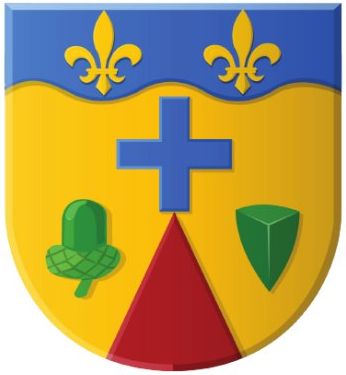 Wapen van Surhuzum/Arms (crest) of Surhuzum