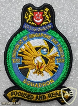 Coat of arms (crest) of the No 128 Squadron, Republic of Singapore Air Force