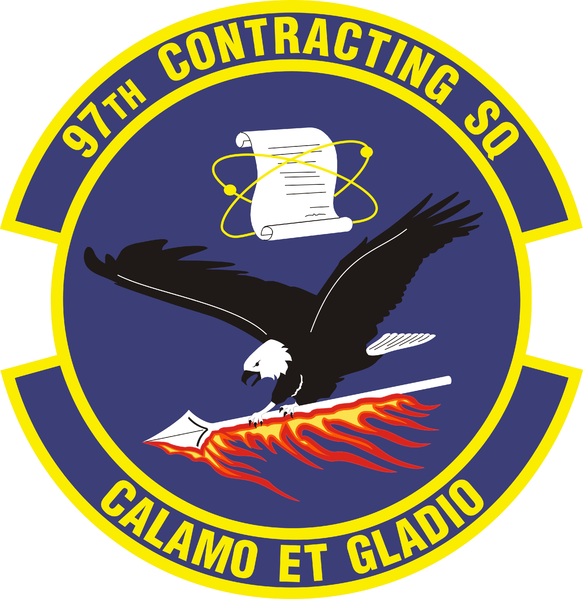 File:97th Contracting Squadron, US Air Force.png