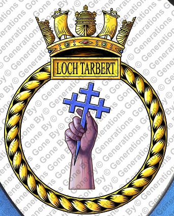 Coat of arms (crest) of the HMS Loch Tarbert, Royal Navy